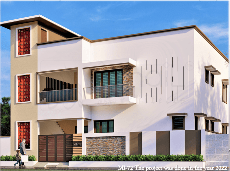 MI-72 Residential Complex - Main Elevation